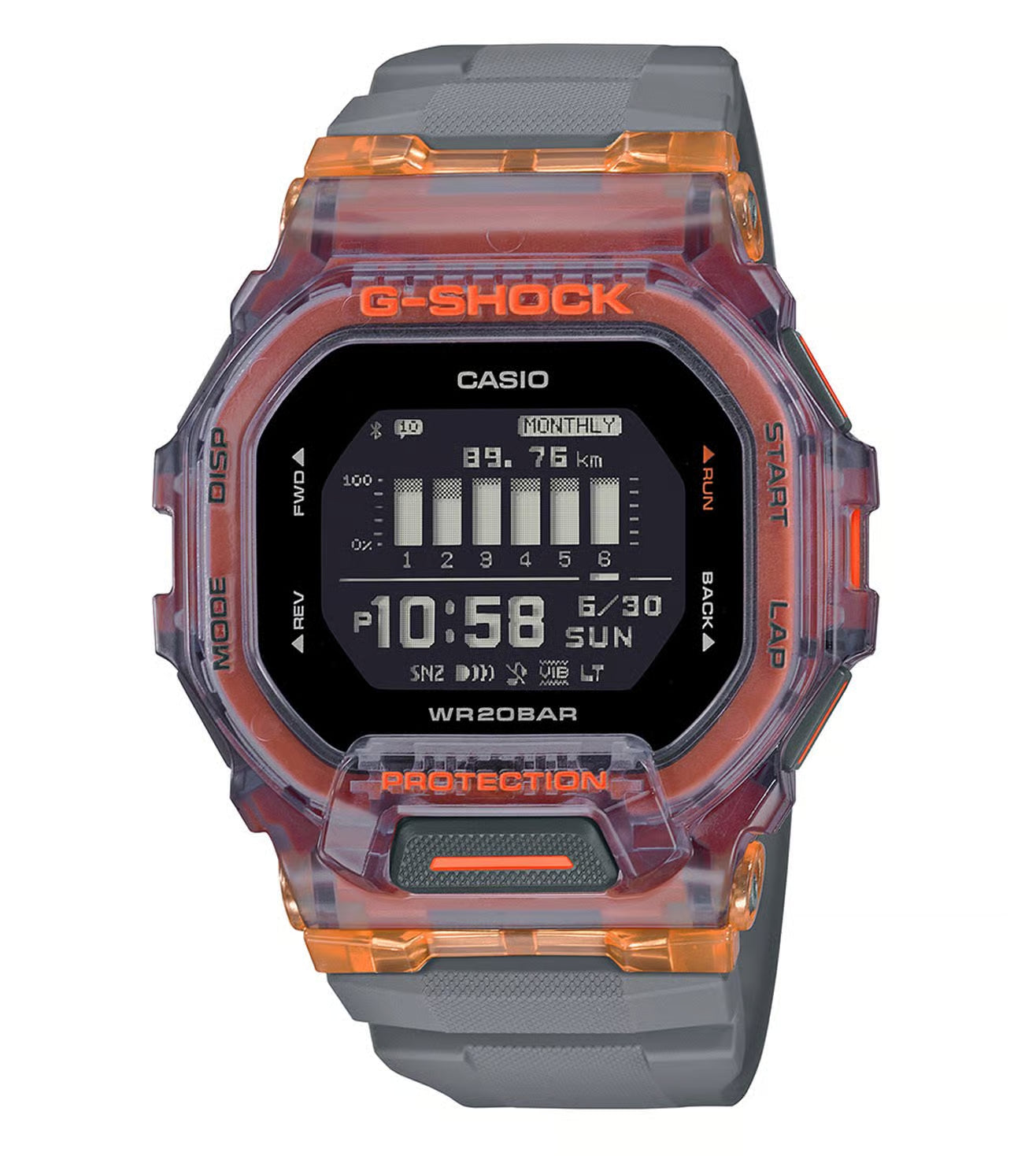 Casio G-Shock GBD-200SM  PINK ORANGE
