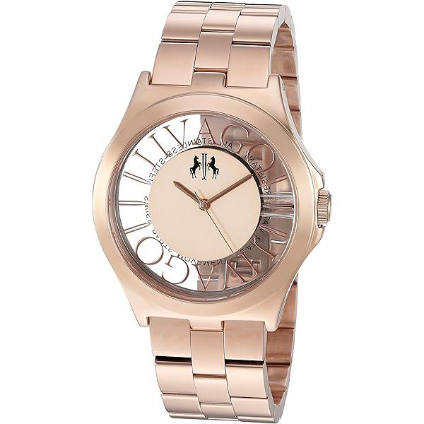 Mens Transparent Dial Watch